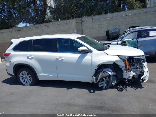5TDZKRFH2GS163730 Toyota Highlander Le V6