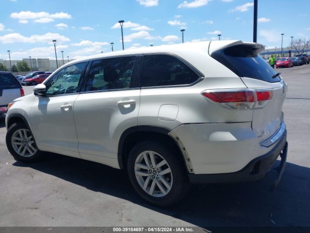 5TDZKRFH2GS163730 Toyota Highlander Le V6