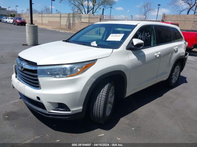 5TDZKRFH2GS163730 Toyota Highlander Le V6