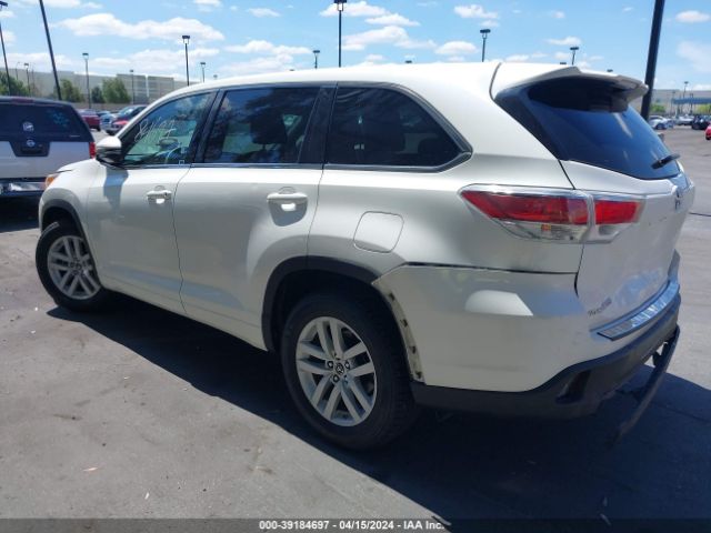 5TDZKRFH2GS163730 Toyota Highlander Le V6