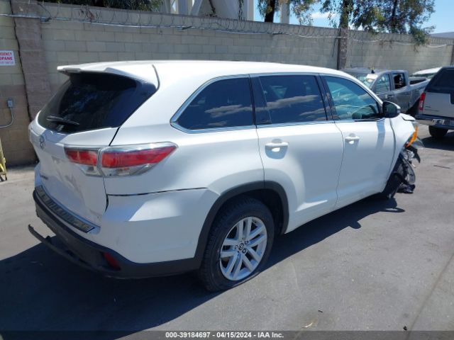 5TDZKRFH2GS163730 Toyota Highlander Le V6