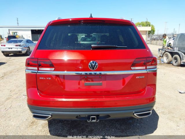 1V2TR2CA5MC549666 Volkswagen Atlas 3.6l V6 Sel Premium