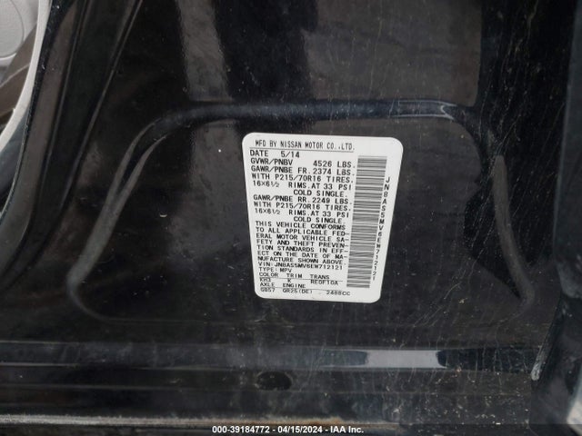 Nissan Rogue Select S 2014 JN8AS5MV6EW712121 Image 9