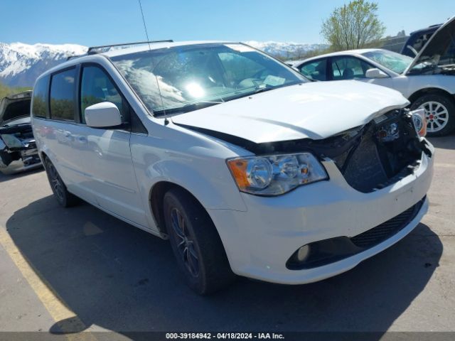 39184942 :رقم المزاد ، 2C4RDGCG0HR827656 vin ، 2017 Dodge Grand Caravan Sxt مزاد بيع