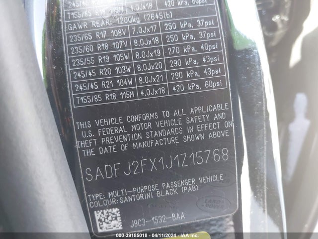 2018 JAGUAR E-PACE SADFJ2FX1J1Z15768 Photo 8