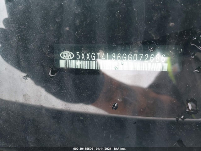 KIA Optima Lx 2016 5XXGT4L36GG072686 Image 9