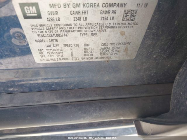 KL4CJASB4LB057447 Buick Encore Fwd Preferred