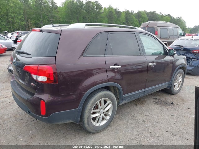 KIA SORENTO LX 2014 5XYKT3A64EG506565 Image 4