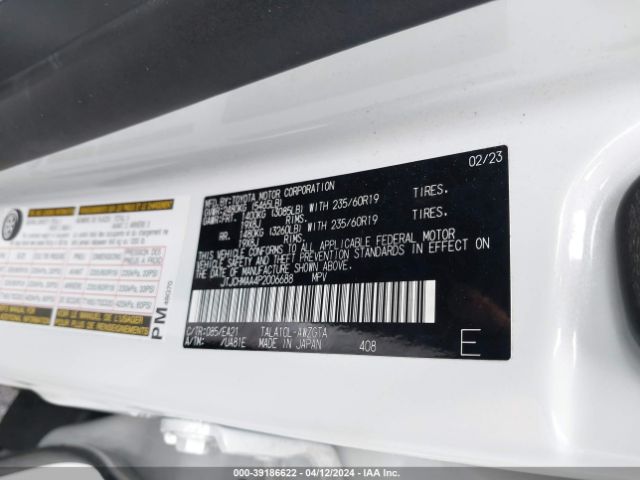 JTJCHMAA4P2006688 Lexus Rx 350 Premium