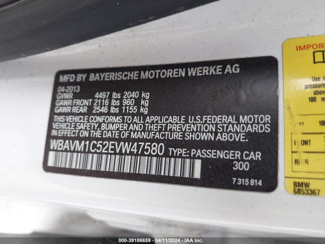 BMW X1 Sdrive28i 2014 WBAVM1C52EVW47580 Image 9