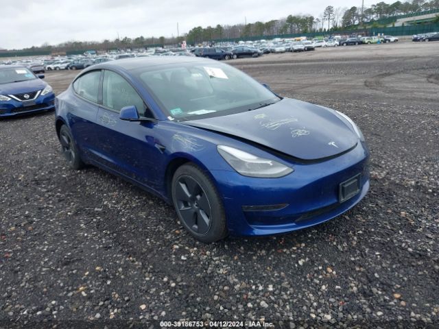 Продаж на аукціоні авто 2022 Tesla Model 3 Rear-wheel Drive, vin: 5YJ3E1EA4NF371029, номер лоту: 39186753