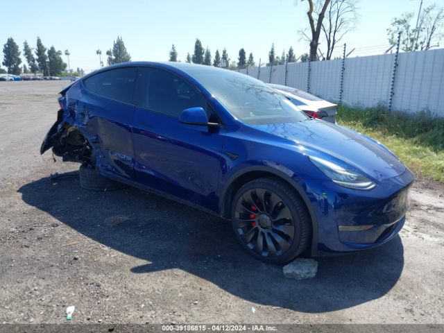 Auction sale of the 2020 Tesla Model Y Long Range Dual Motor All-wheel Drive/performance Dual Motor All-wheel Drive, vin: 5YJYGDEF5LF000343, lot number: 39186815