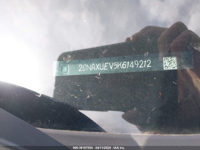 Chevrolet EQUINOX LT 2019 2GNAXUEV5K6149212 Image 9