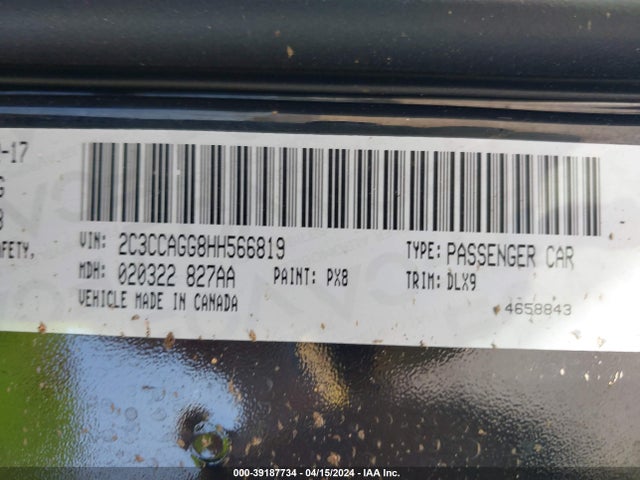 Chrysler 300 300s Awd 2017 2C3CCAGG8HH566819 Image 9