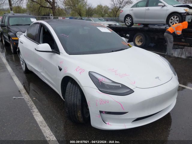 2022 Tesla Model 3 Long Range Dual Motor All-wheel Drive მანქანა იყიდება აუქციონზე, vin: 5YJ3E1EB6NF268364, აუქციონის ნომერი: 39187921