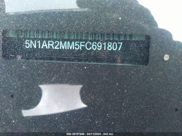 5N1AR2MM5FC691807 Nissan Pathfinder Sv