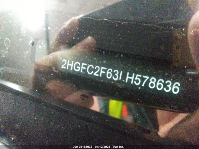 Honda Civic Lx 2020 2HGFC2F63LH578636 Image 9