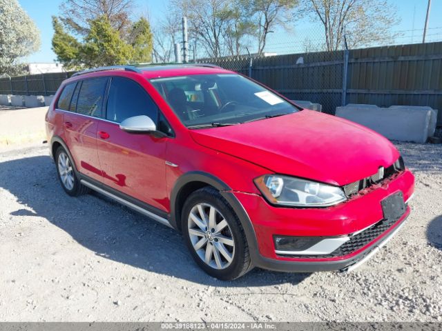 Auction sale of the 2017 Volkswagen Golf Alltrack Tsi S/tsi Se/tsi Sel, vin: 3VWH17AUXHM517869, lot number: 39188123