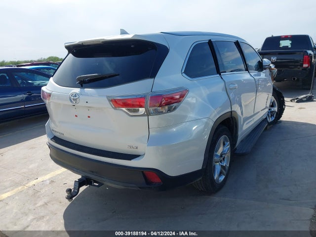 Toyota Highlander Xle V6 2014 5TDKKRFH2ES031274 Image 4