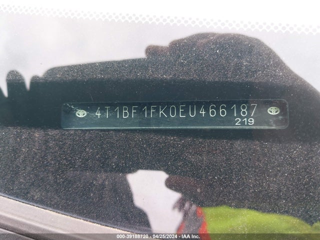 Toyota CAMRY SE 2014 4T1BF1FK0EU466187 Image 9