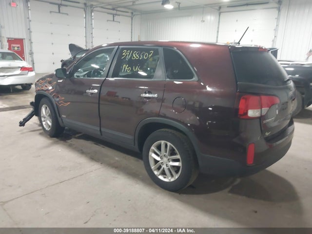 KIA SORENTO LX 2014 5XYKTDA60EG426587 Image 3