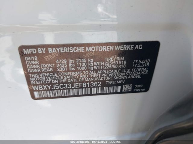WBXYJ5C33JEF81362 BMW X2 Xdrive28i