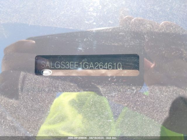 SALGS3EF1GA264610 Land Rover Range Rover 5.0l V8 Supercharged
