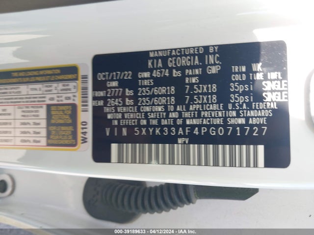 KIA Sportage Ex 2023 5XYK33AF4PG071727 Image 9