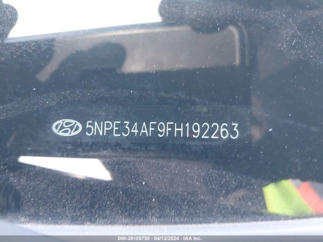Hyundai Sonata Limited 2015 5NPE34AF9FH192263 Image 9