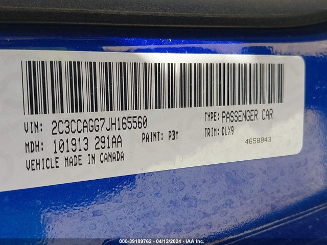 Chrysler 300 300s Awd 2018 2C3CCAGG7JH165560 Image 9