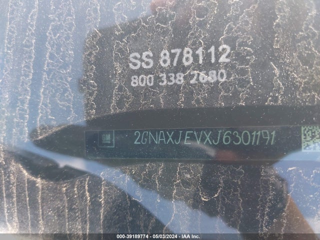 Chevrolet EQUINOX LT 2018 2GNAXJEVXJ6301191 Image 9