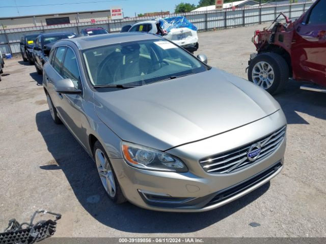 2015 Volvo V60 T5 Premier მანქანა იყიდება აუქციონზე, vin: YV140MEK0F1247745, აუქციონის ნომერი: 39189856