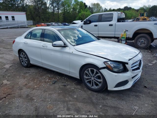 2016 Mercedes-benz C 300 Luxury/sport მანქანა იყიდება აუქციონზე, vin: 55SWF4JB2GU159483, აუქციონის ნომერი: 39189874