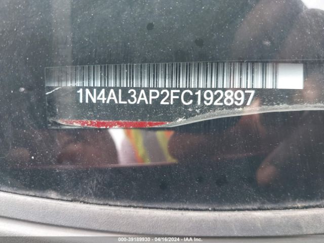 1N4AL3AP2FC192897 Nissan Altima 2.5 S