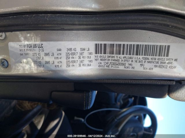 1C4PJMCB2GW269902 Jeep Cherokee Latitude