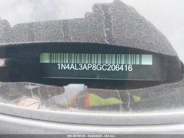 Nissan Altima 2.5 Sr 2016 1N4AL3AP8GC206416 Image 9