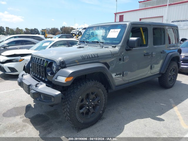 1C4HJXDNXMW702621 Jeep Wrangler Unlimited Willys 4x4