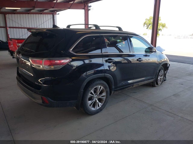 Toyota Highlander Xle V6 2015 5TDJKRFH2FS198750 Image 4