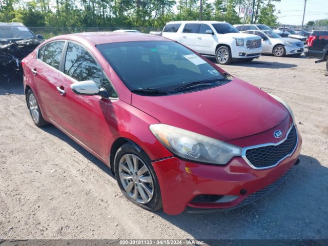 2015 Kia Forte Ex მანქანა იყიდება აუქციონზე, vin: KNAFX4A87F5321771, აუქციონის ნომერი: 39191133