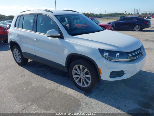 Auction sale of the 2017 Volkswagen Tiguan 2.0t/2.0t S, vin: WVGAV7AX1HK047883, lot number: 39191313