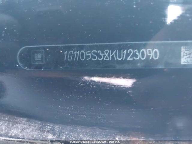 Chevrolet Impala Premier 2019 1G1105S38KU123090 Image 9