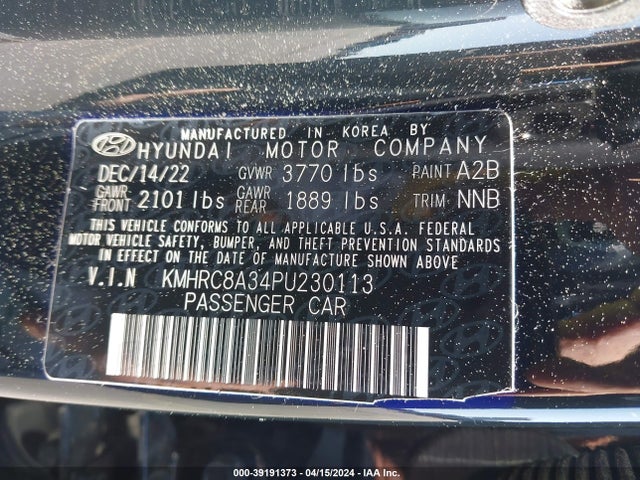 Hyundai Venue Sel 2023 KMHRC8A34PU230113 Image 9