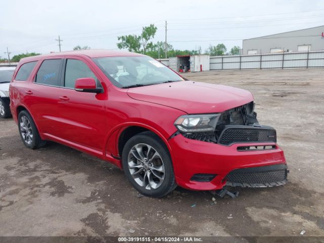1C4RDHDG3KC650279 Dodge Durango Gt Plus Rwd