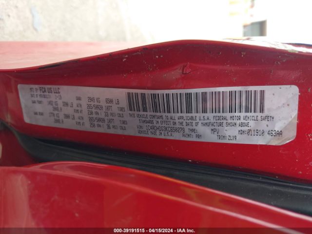 1C4RDHDG3KC650279 Dodge Durango Gt Plus Rwd