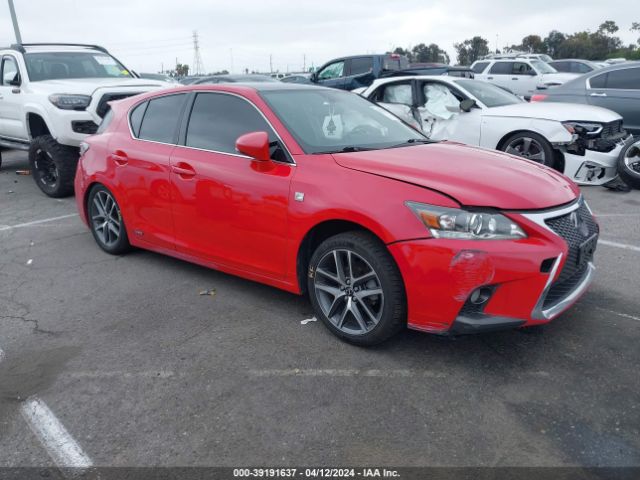 Aukcja sprzedaży 2016 Lexus Ct 200h, vin: JTHKD5BH5G2259156, numer aukcji: 39191637