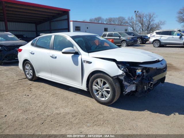 Продажа на аукционе авто 2018 Kia Optima Lx, vin: 5XXGT4L35JG236839, номер лота: 39191651