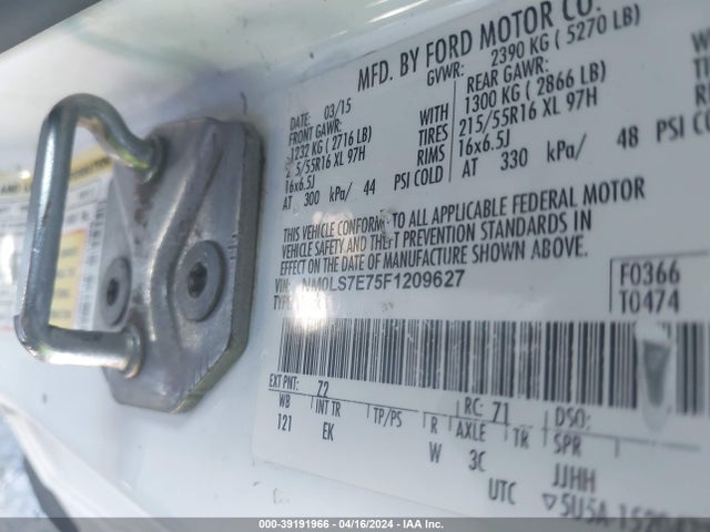 Ford Transit Connect Xl 2015 NM0LS7E75F1209627 Image 9