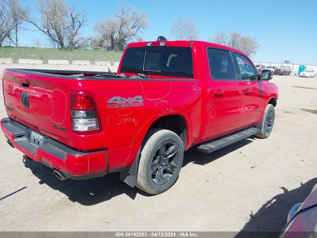 RAM 1500 Big Horn  4x4 5'7 Box 2020 1C6SRFFT0LN106482 Image 4
