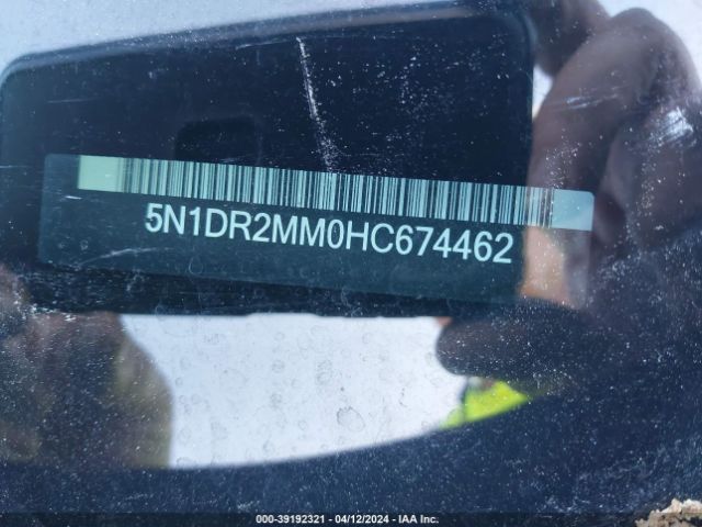 5N1DR2MM0HC674462 Nissan Pathfinder Sl