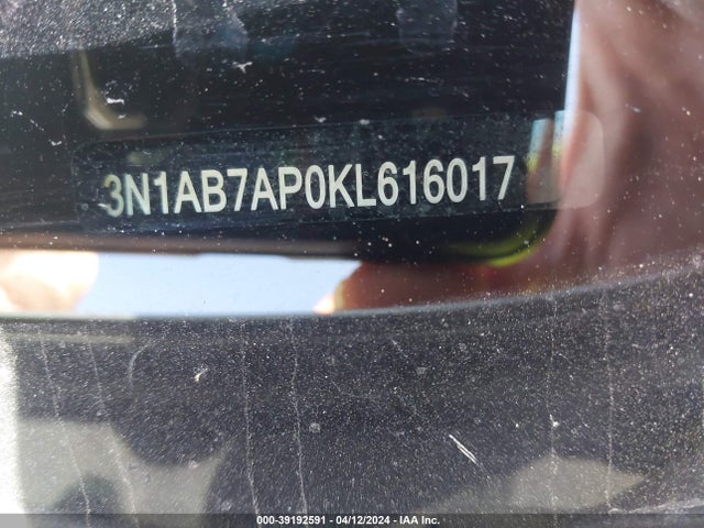 Nissan SENTRA SV 2019 3N1AB7AP0KL616017 Image 9